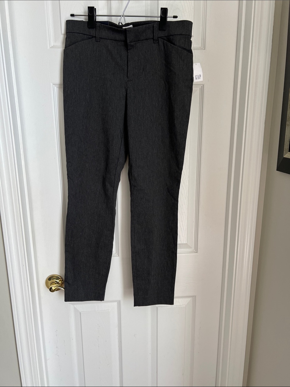 GAP Men’s Dark Charcoal Straight Leg Dress Pants